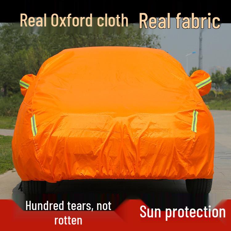 Oxford Cloth Car Cover - Thickened, Antifreeze, Sun & Rain Protection, Heat Insulation for Snow and Frost