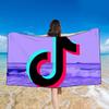 Tiktok 3d Printed Towel Bathing Bathrobe Beach Swimming Swimwear Shower Towel