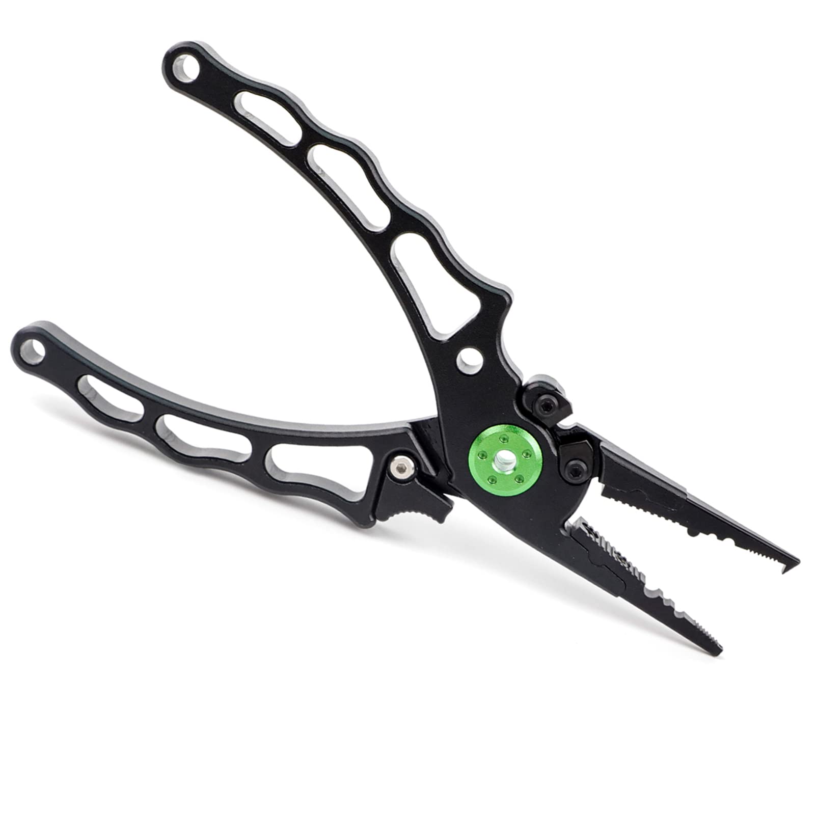 

Cyfie Рыбалка с фиксирующим крючком для лески Рыбалка с плоскогубцами Рыбалка Нержавеющая Высококачественная Рыболовная Снасть Плоскогубцы, Устойчивые к ржавчине, Многофункциональные, Функция, Кусачки, чёрный