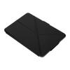Protective Case Deformed Cross Pattern EBook Reader PU Leather Cover for Kindle Paperwhite1 2 3(Black )