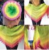 300g/pcs Colorful Pure Cotton Cake Gradient Cotton Rainbow DIY Scarf Shawl Skirt Wool Yarn Crochet