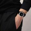 Tissot Kutu Collection Quartz Movement 100m Water Resistance Men's Watch 39mm Black Dial Stainless Steel Case T035.446.16.051.00