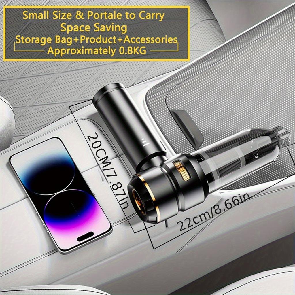New 22000Pa 4 In 1 Powerful Suction Handheld Vacuum Cleaner Cordless Car and Home Use High Power Powerful  Vacuum Cleaner Home Appliances