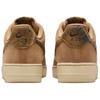 Nike Air Force 1 Leather Cushioning Low Top Skateboard Shoes Unisex Brown IO9803-200