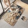 Polyester Foot Pad 3D Flower Bathroom Mats New Floor Mat  Kitchen Rug