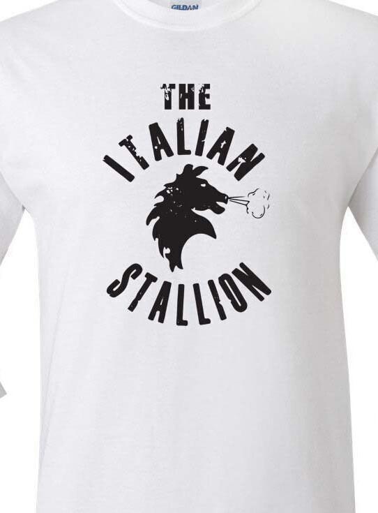 The Italian Stallion T shirt Tee horse XXL