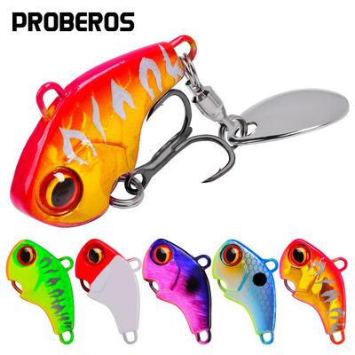 Mini VIB Spinnerbait: Sinking Rotating Vibration Artificial Fishing Lure with Bionic Design