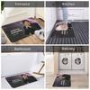 Rock Johnny Hallyday Door Floor Bath Kitchen Mat Anti-Slip French Singer Music Doormat Living Room Entrance Rug Carpet Footpad