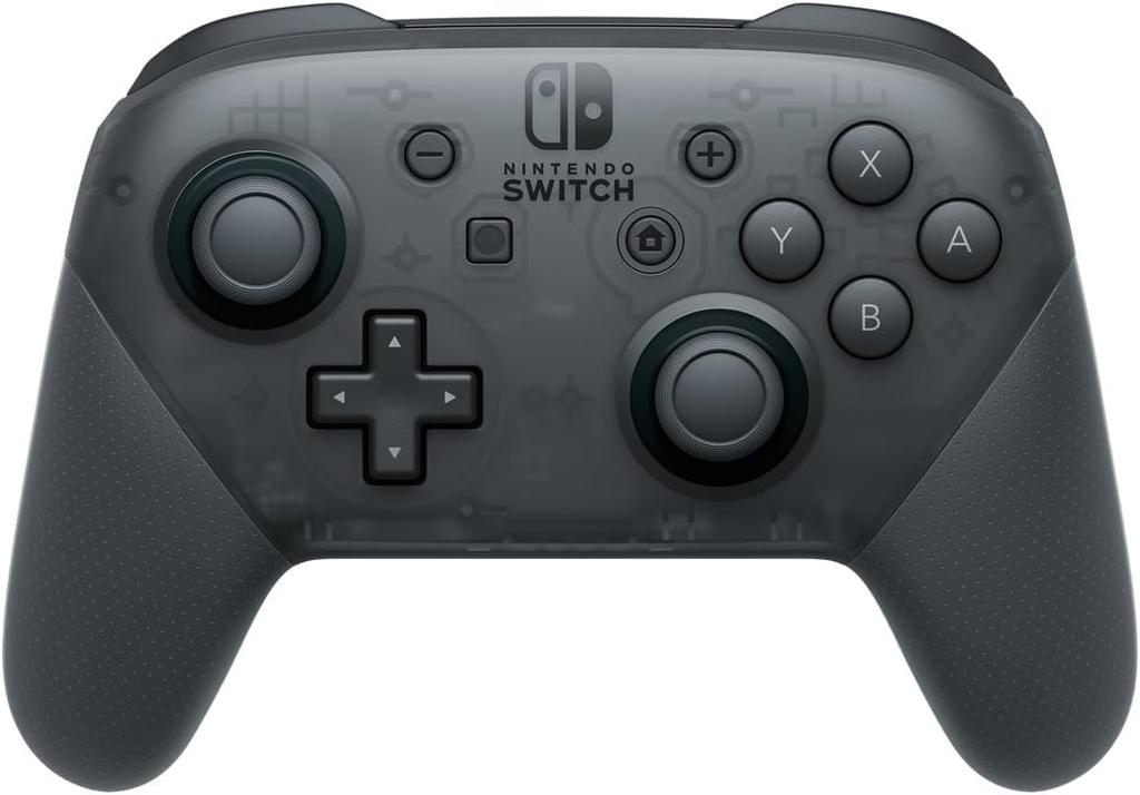 Refurbished Nintendo Genuine Nintendo Switch Pro Controller, Switch 2 Compatible, Black, HAC-A-FSSKA, Approx. 246g