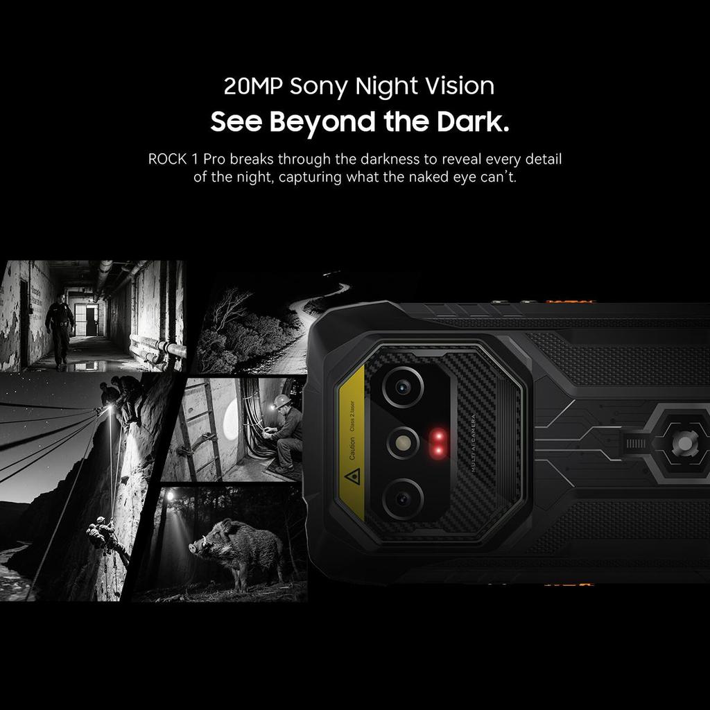 Blackview ROCK 1 PRO Professional Scanner Mobile, 8GB RAM, 256GB ROM Android 16 15000mAh Rugged Smartphone