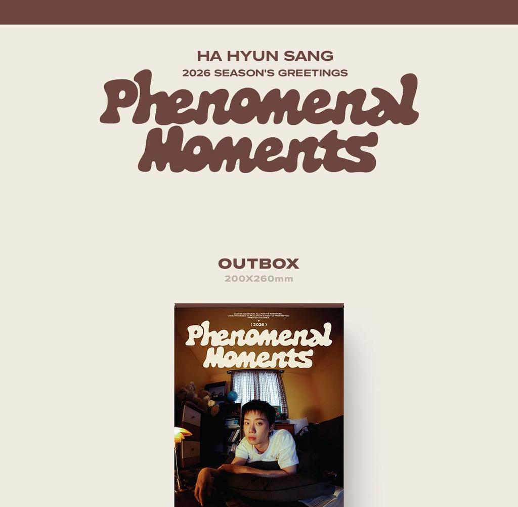 [POB] HA HYUN SANG [PHENOMENAL MOMENTS] 2026 Season's Greetings