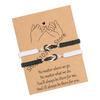 2pcs Forever Love Knot Bracelets Matching Couple Bracelet Anniversary Valentines Gifts for Boyfriend Girlfriend