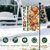 Christmas gingerbread Garden Flag 12x18 Inch Double Sided for Courtyard Outdoor Welcome Flag Decoration (Excluding flagpole)