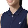 FootJoy Women's Sleeveless Romper Shirt, Navy, Size L, FJW-S24-S12, 81962-L