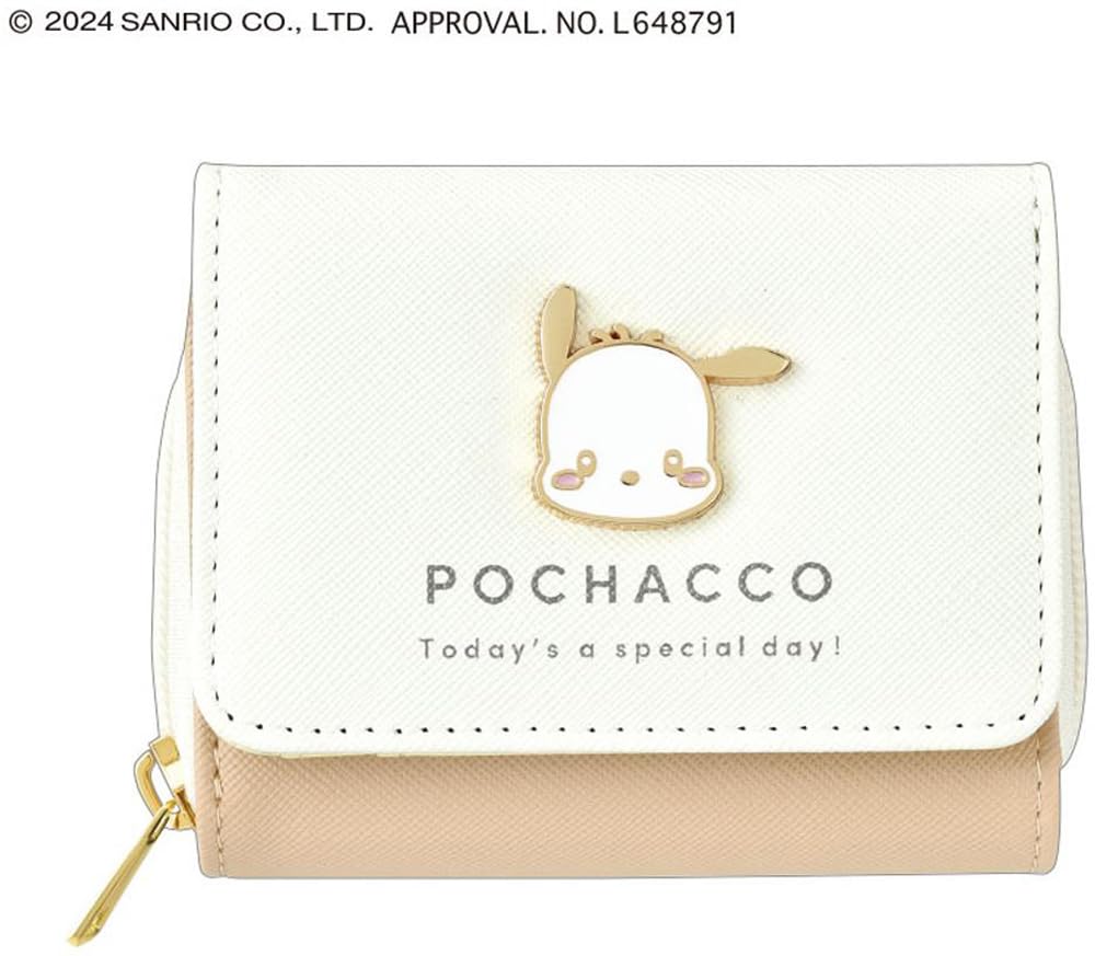 Crux Sanrio Pochacco Wallet 121905 Tri-fold