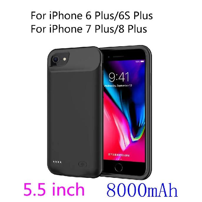 Per iPhone 11 12 13 14 Pro Max XS Max XR 6 7 8 Plus SE 5S 13 Mini Custodia Caricabatterie Portatile Power Bank Copertura di Ricarica Capa