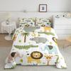 Tractor Bedding Sets for Boys Twin Size Toddler Kids Cute Cartoon Farm Animals Comforter Set Girls Children Farmhouse Country Down Comforter