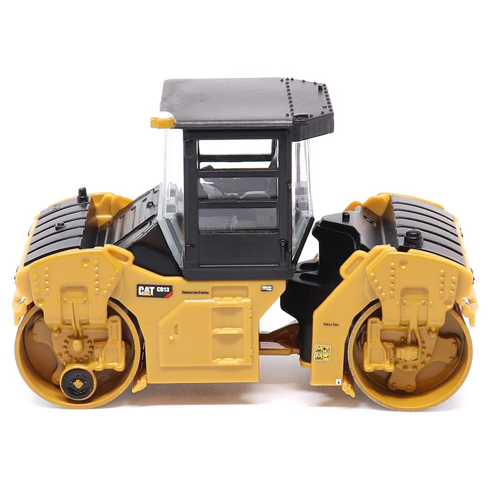 DIECAST MASTERS Rolă vibrantă tandem Caterpillar CAT cu cabină Produs finalizat DM84641CS 1/64 CB-13