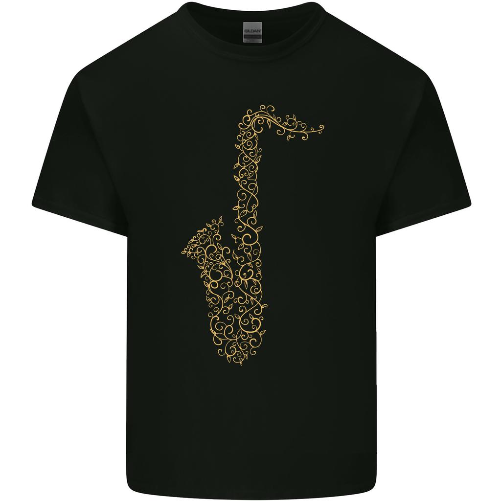 A Saxophone Musical InstruUnisexts Brass Band Unisexs Light Cotton TShirt