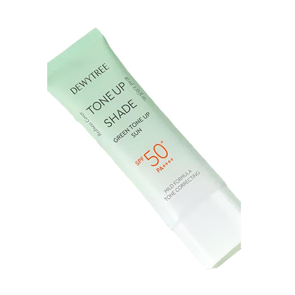 

DEWYTREE Tone Up Shade Сонцезахисний крем Tone-Up SPF50+ PA++++ 40 мл Коригуючий УФ-захист (Рожевий, Обкладинка, Зелений) 03 Green