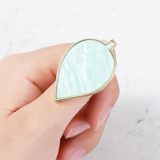 Paleta de Esmalte de Uñas Forma Creativa Alta Durabilidad Tamaño Compacto Sin Rebabas Forma de Hoja Paleta de Esmalte en Gel para Uñas Tablero de Exhibición Suministros para Uñas