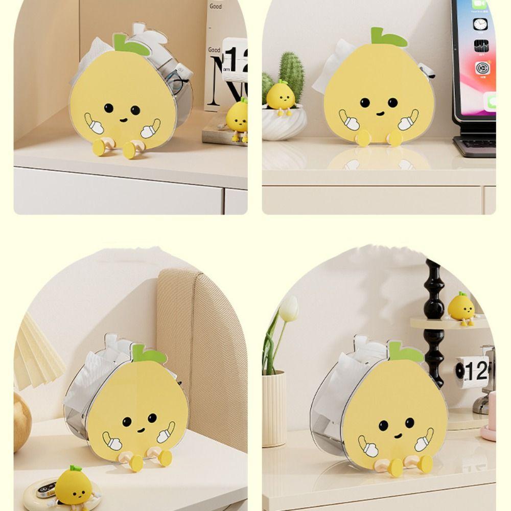 Cartoon Paper Box Fruit Shape Napkin Storage Box Craft Tissue Box Kitchen