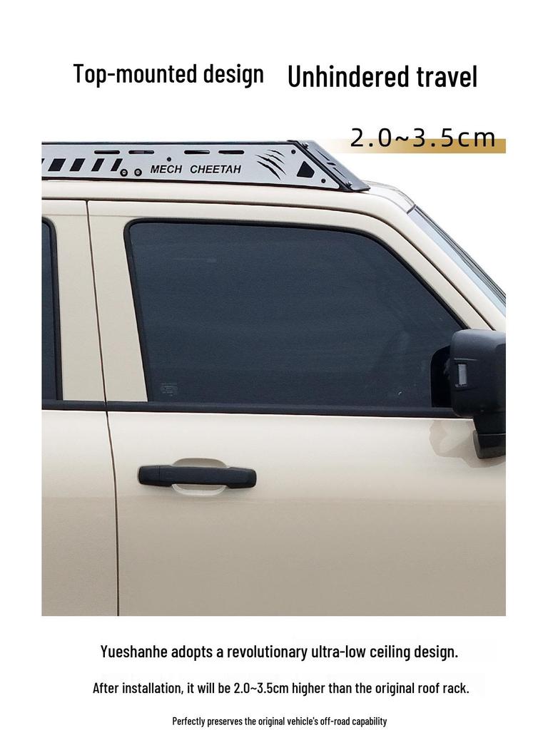 Compatible with Tank 300 Black Panther Roof Luggage Rack Expansion, Platform Side Ladder, and Side Mech Backpack.