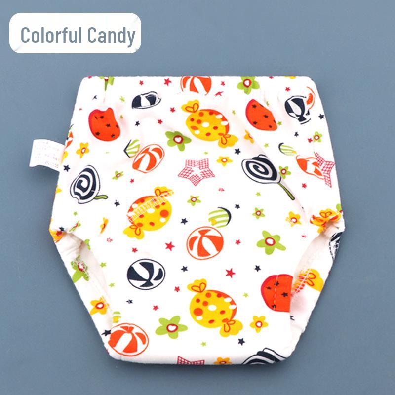 Chilot de scutec de pânză pentru bebeluși respirabil cu șase straturi, lavabil și pantaloni de antrenament impermeabili