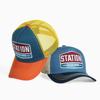 American Micro-bend Truck Driver Hat Letter Embroidered Hardtop Baseball Cap Hip Hop Cap Casual Net Hat