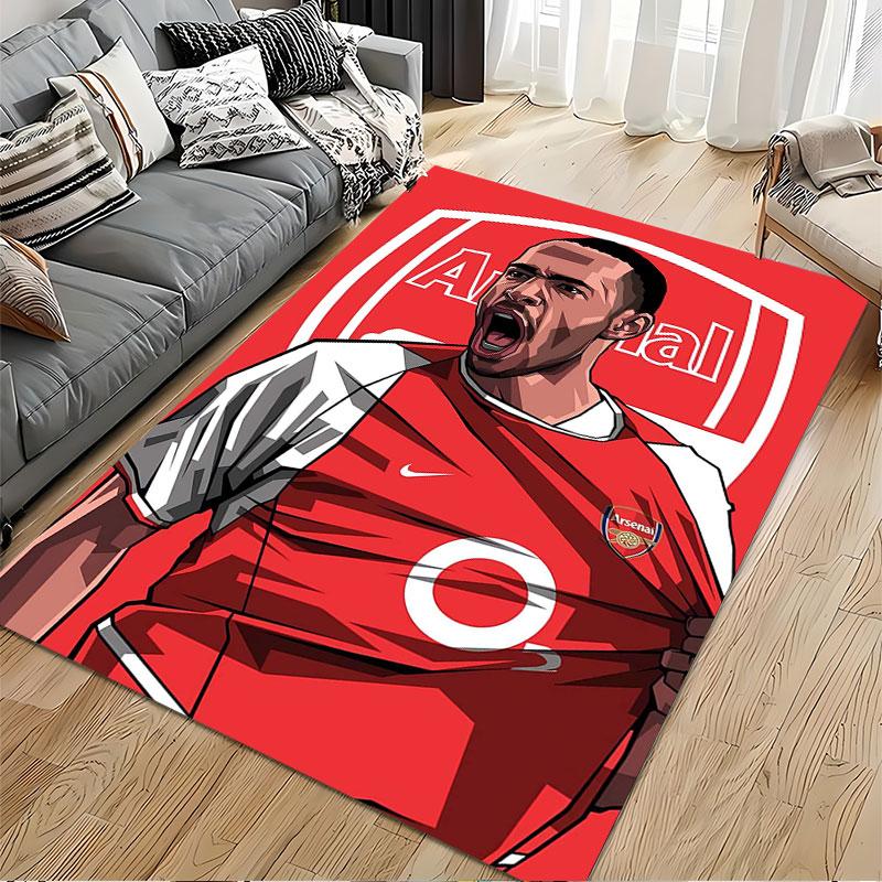 "Arsenal Player Art Carpet" suitable as a non-slip mat for the living room or bedroom sofa