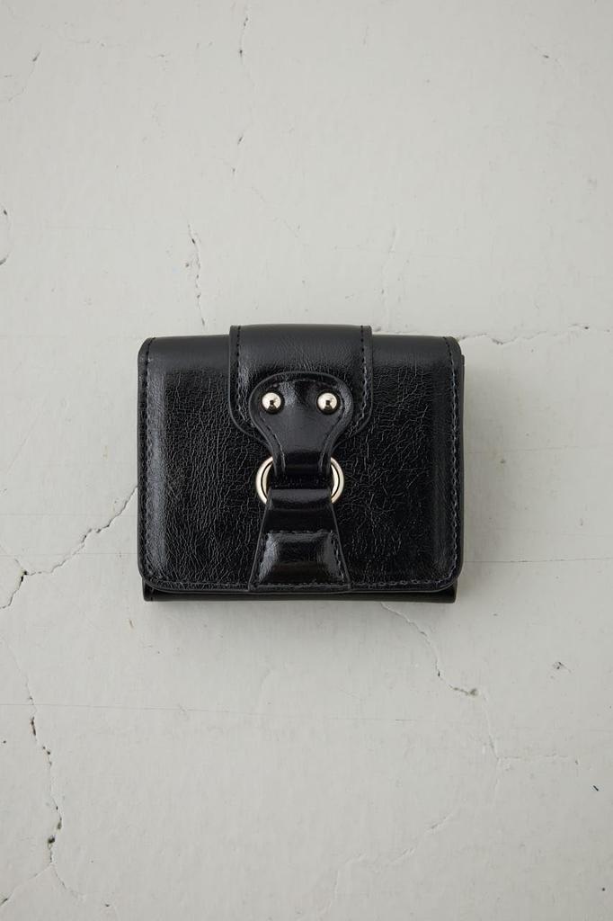 AZUL by Moussy Studded Design Mini Wallet, Women's, 250IAC56-175K, Free Size, Black