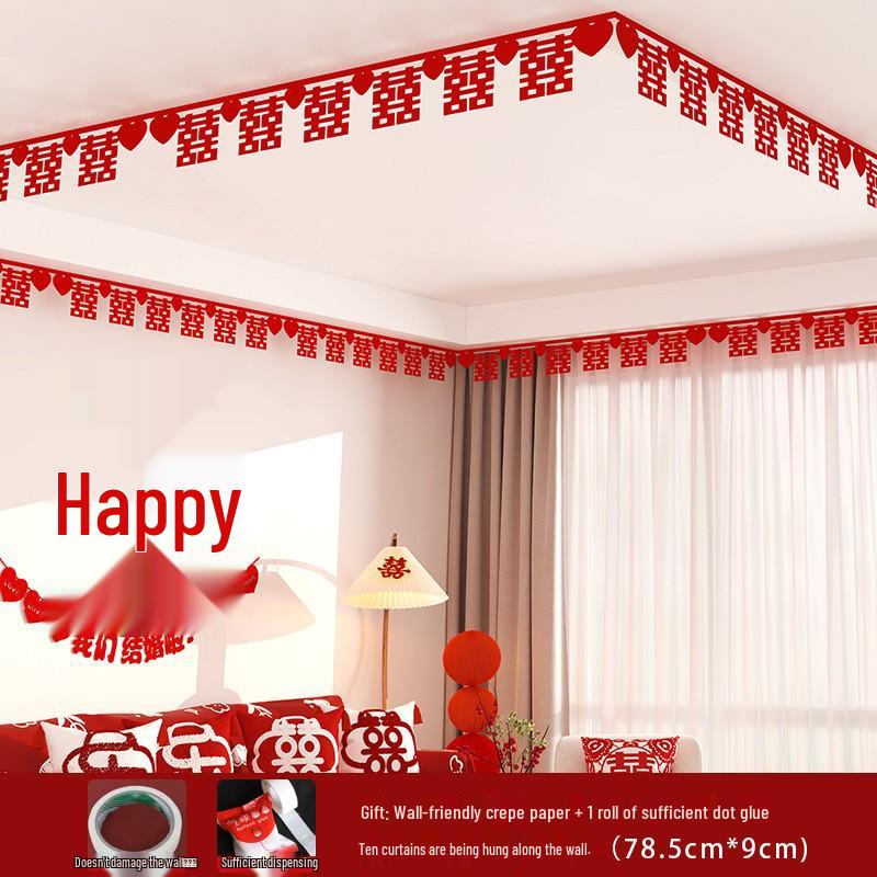 Потолочные и комнатные украшения для брачной спальни «Двойное счастье»