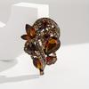 [Vibrant Rhinestone Brooches] Vibrant Rhinestone Brooches - Elegant Vintage-Inspired Design with Colorful Gemstones, Perfect for Daily Wear or Gifting