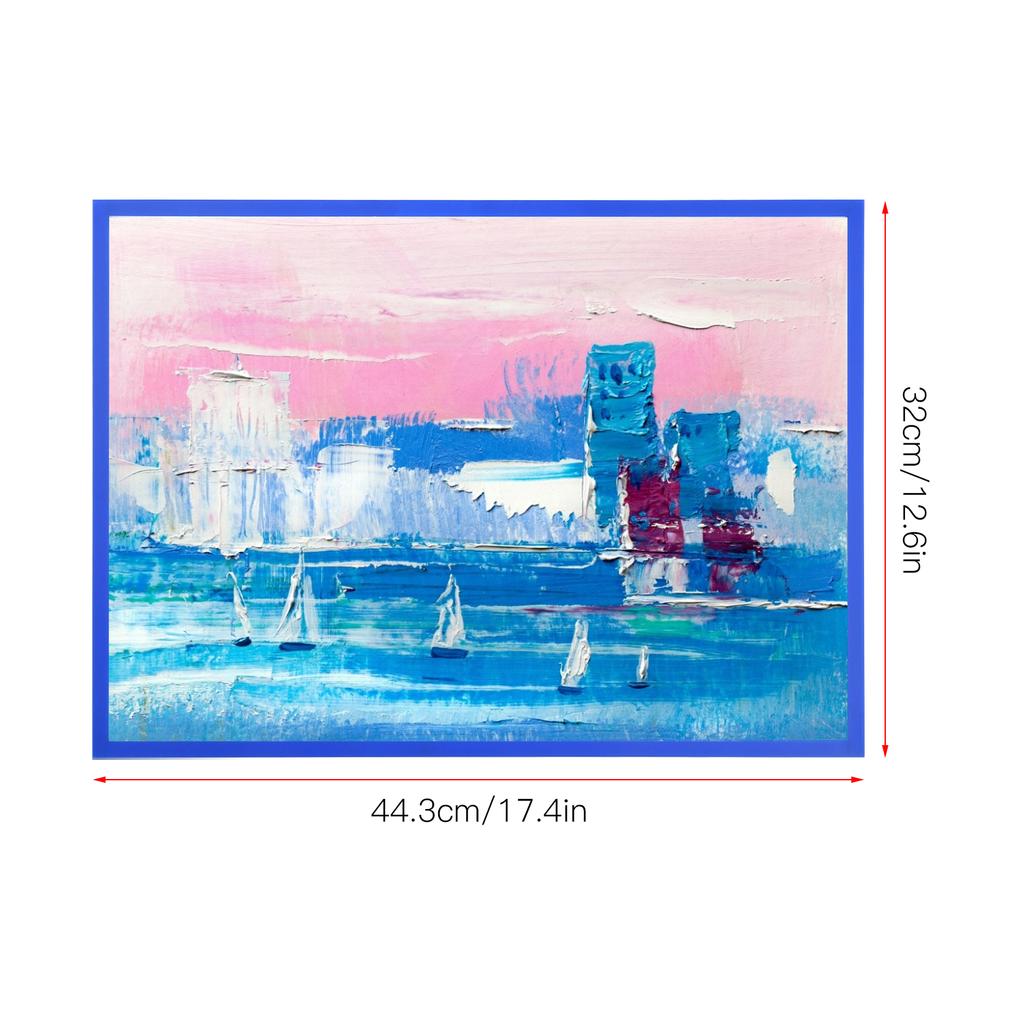 A3 Document Sign Holder Frosted Magnetic File Frame PVC Poster Picture Notice Display Frame for