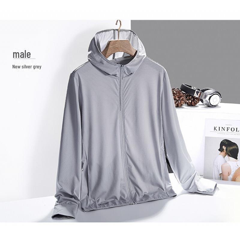 

Летние рубашки Ice Silk UPF50+ с длинным рукавом и защитой от солнца для пар XL