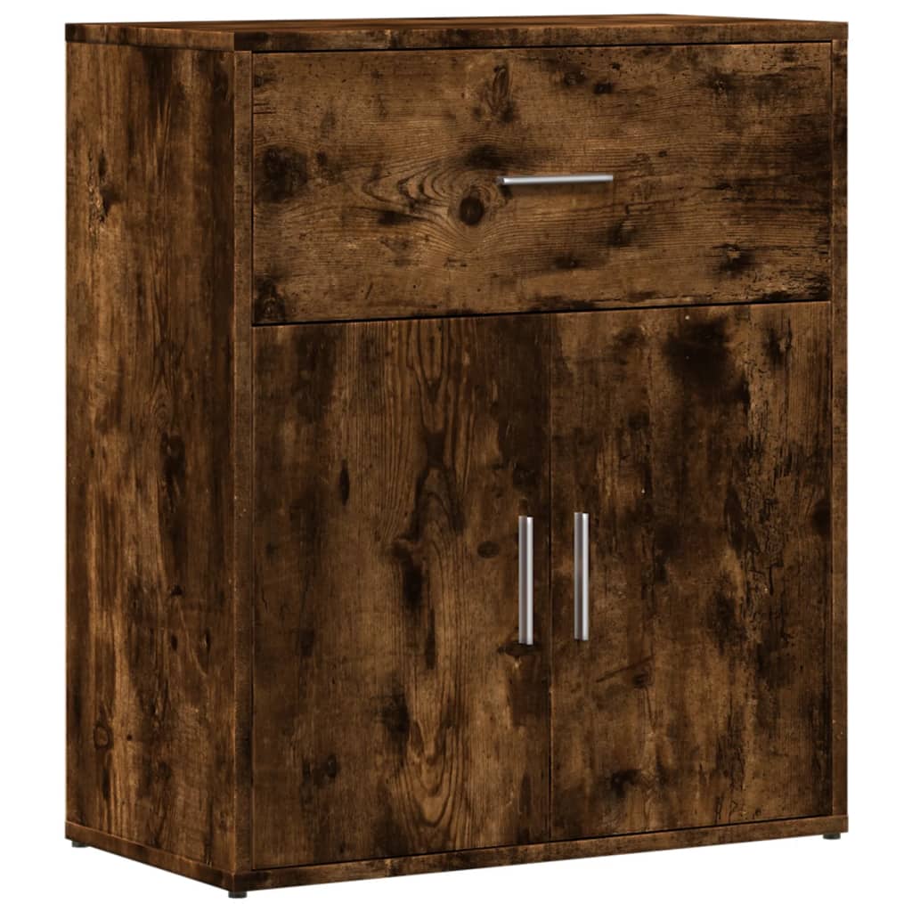 Sideboards 2 Pcs Smoked Oak 60 X 31 X 70 Cm Particleboard