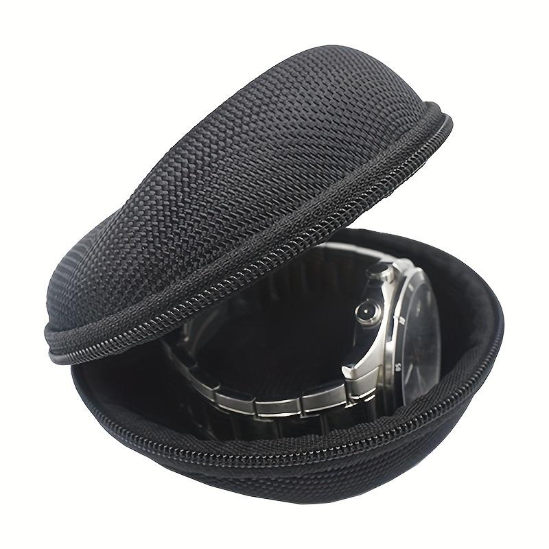 Single Watch Travel Case, Portable Watch Box Organizer Travel Watch Case 1 Slot,Fits all Wristwatches & Smart Watches