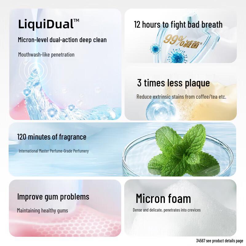 Darlie Double Mint 2-in-1 Mouthwash 5-Pack