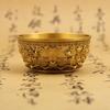 Brass Six Blessings Treasure Pot - Feng Shui Decor for Living Room, Office, or Entryway