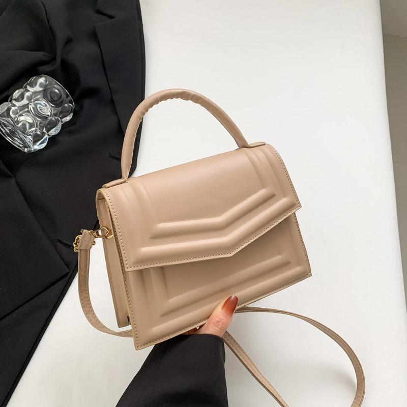 Trendy Pu Leather Small Square Crossbody Bag With Magnetic Closure For Everyday Use