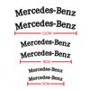 Per Mercedes Benz AMG W212 W213 W205 AMG W177 W247 W176 GLA GLC 6 pezzi Adesivo Pinza Freno Auto Modifica Accessori Auto SN4
