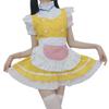 Original Japanese-Style Cute Maid Outfit with Golden Bells, Maid Costume Cosplay Anime Outfit, Cat Girl Stage Performance Costume