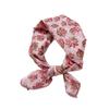 Pure Cotton 70Cm Small Square Scarf, Fresh And Breathable For Women, Soft Literary And Decorative Small Silk Scarf, Versatile Floral Scarf For Women