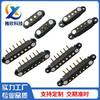 Magnetic Charging Headphone Connector with Spring Pin Pogo Pin Bent Contacts