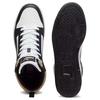 New PUMA REBOUND Abrasion Resistant High Top Skateboard Shoes Unisex Black White 392326-22