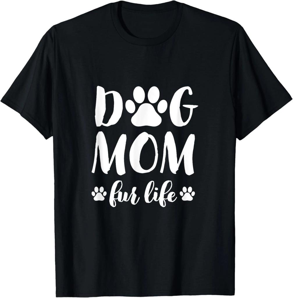 Dog Mom Fur Life Mothers Day Gift For Wife Unisex T-Shirt