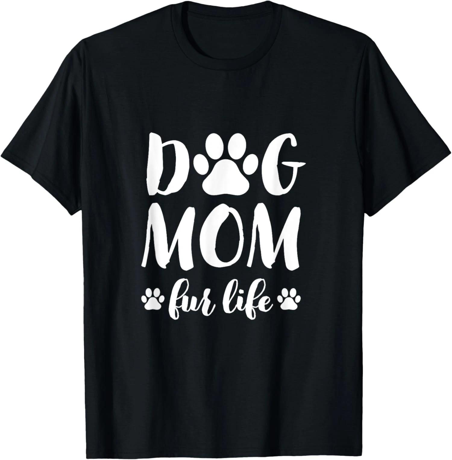 Dog Mom Fur Life Mothers Day Gift For Wife Unisex T-Shirt Unisex T-Shirt XL