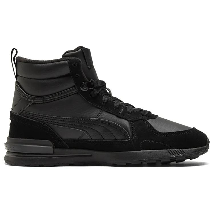Puma Graviton Mid 'Triple Black' (Unisex) Black / Black Running Shoes 383204 01