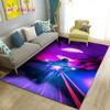 3D Retro Vintage Motorcycle Area Rug Large,Carpet Rug for Living Room Bedroom Sofa Decoration,Doormat Kitchen Non-slip Floor Mat