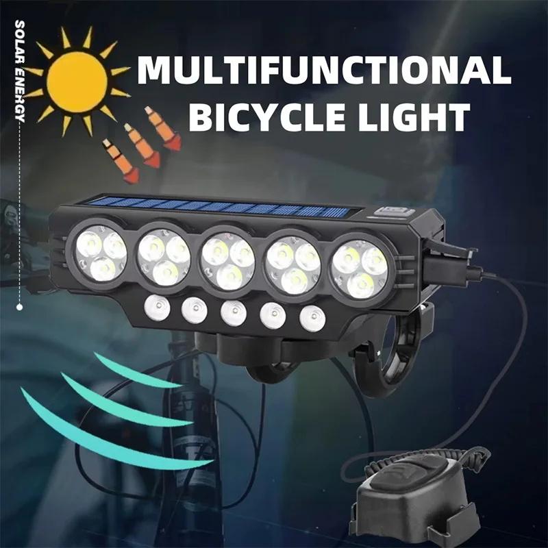 20 Led Bicycle Light Front Usb Charging Bike Light Cycling Lamp Waterproof Bike Headlight Driving Fog Lights Bicycle Bell Light